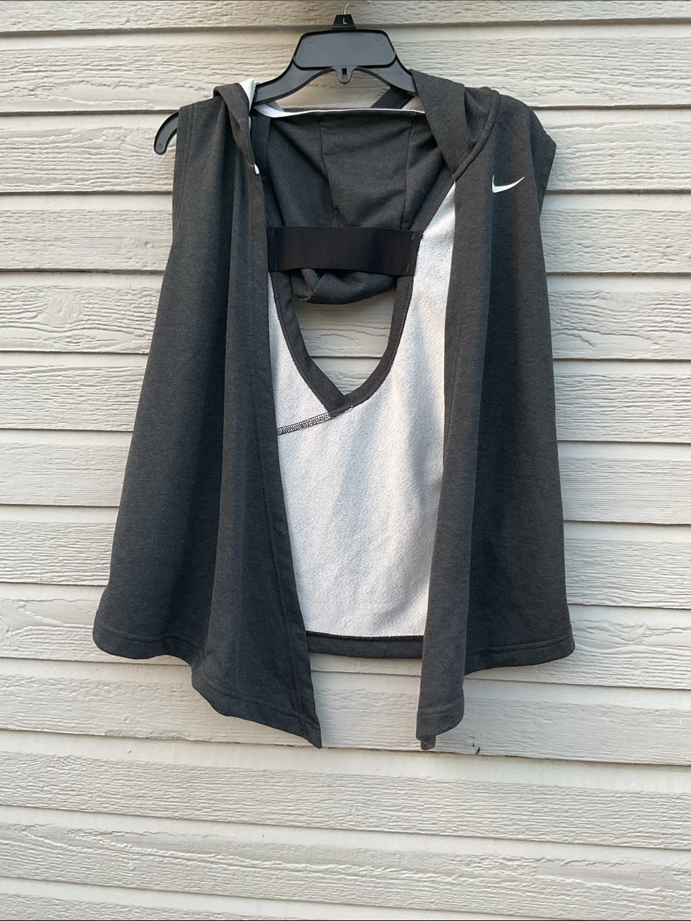 Nike Women's Dark Gray Hooded Vest